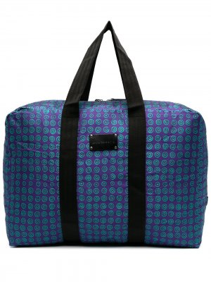 Дорожная сумка с геометричным принтом 10 CORSO COMO. Цвет: фиолетовый