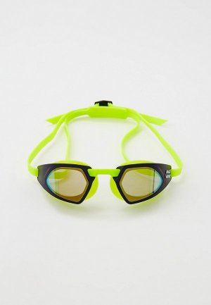 Очки для плавания MadWave X-BLADE Mirror. Цвет: зеленый