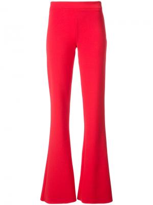 Расклешенные брюки Donna Jeffrey Dodd. Цвет: красный