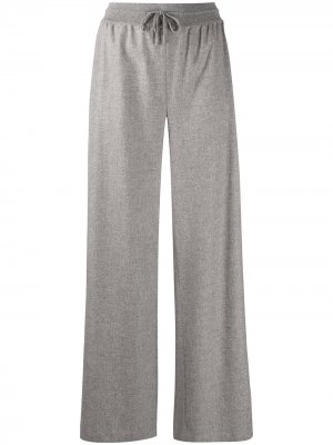 Трикотажные брюки Loro Piana. Цвет: серый
