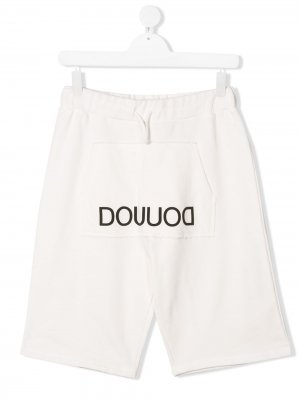 Спортивные шорты Douuod Kids. Цвет: белый