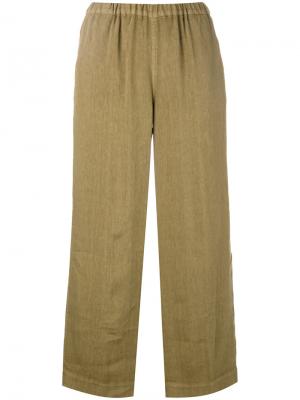 Укороченные брюки Portia Ql2. Цвет: зелёный