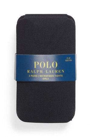 Детские колготки 2 шт. , черный Polo Ralph Lauren