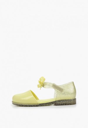 Резиновые туфли Melissa. Цвет: желтый