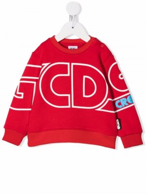 Толстовка с логотипом Gcds Kids. Цвет: красный