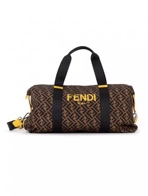 Спортивная сумка FF , коричневый Fendi