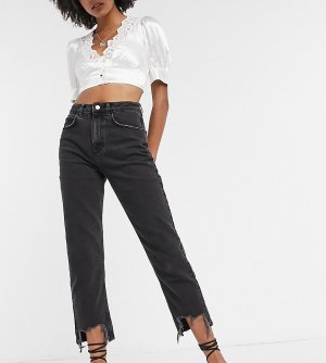 Черные выбеленные джинсы в винтажном стиле с рваными краями  91-Черный цвет Reclaimed Vintage