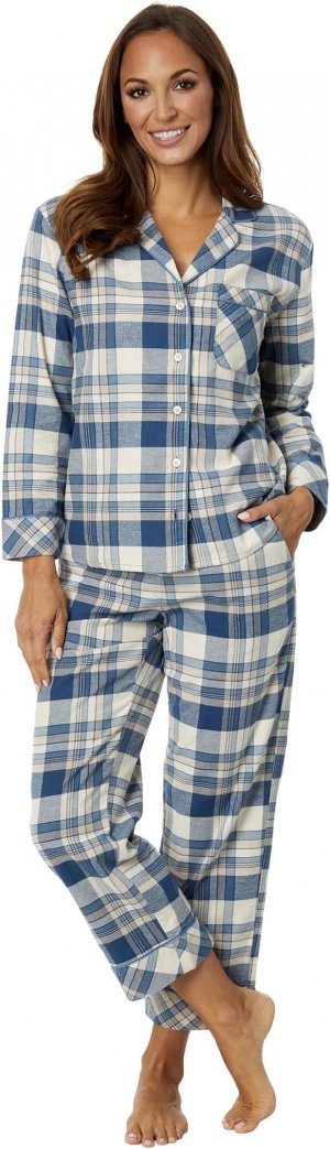 Пижамный комплект , цвет Blue/Ivory Plaid Pendleton