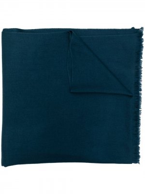 Кашемировая шаль N.Peal. Цвет: синий