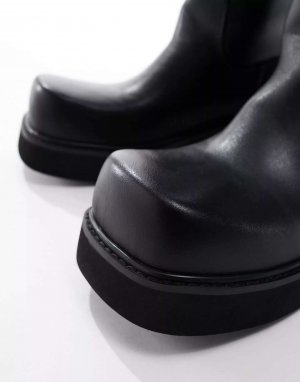 Черные оверсайз-сапоги KOI General Footwear