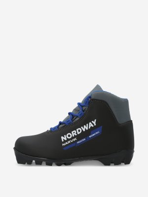 Ботинки для беговых лыж детские Narvik NNN, Черный Nordway. Цвет: черный
