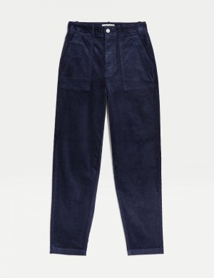 Вельветовые зауженные брюки , темно-синий Per Una