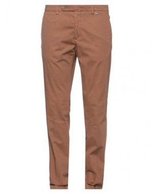 Повседневные брюки PAOLONI. Цвет: коричневый
