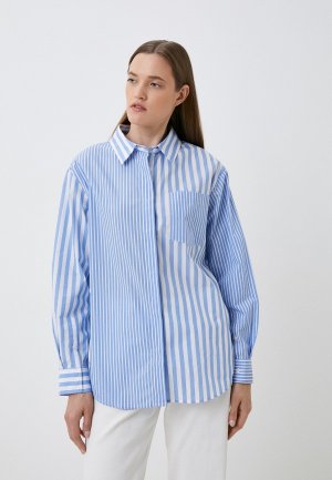 Рубашка Vassa&Co. Pin Code. Цвет: голубой