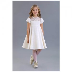 Платье нарядное для девочки (Размер: 116), арт. 2504-123-ВПБ, цвет Белый Маленькая Леди. Цвет: белый