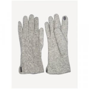 Перчатки , демисезон/зима, шерсть, подкладка, размер 8, серый Huppa. Цвет: серый/темно-серый