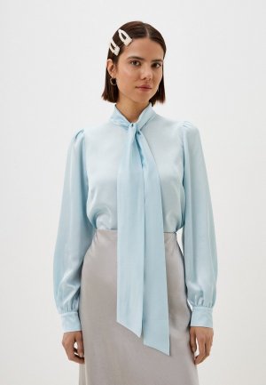 Блуза Zlatoni. Цвет: голубой