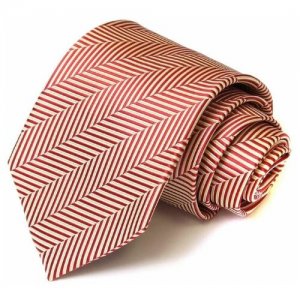 Стильный галстук в полоску 16788 Basile. Цвет: бежевый