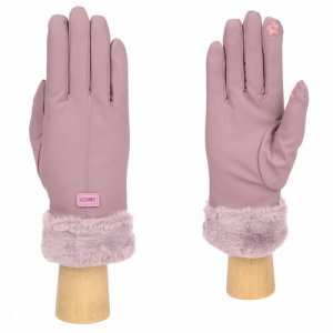 Перчатки , размер 7, розовый FABRETTI. Цвет: розовый