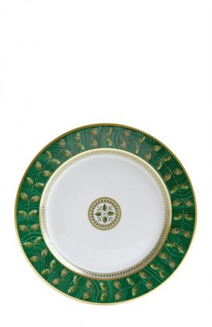 Тарелка салатная Constance Malachite Bernardaud. Цвет: зелёный