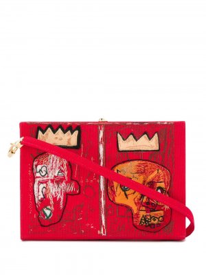 Сумка на плечо Basquiat Olympia Le-Tan. Цвет: красный