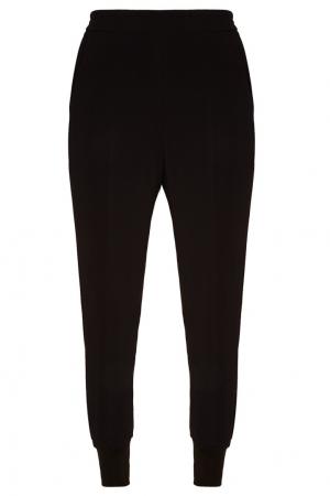 Черные брюки в спортивном стиле Stella McCartney. Цвет: черный