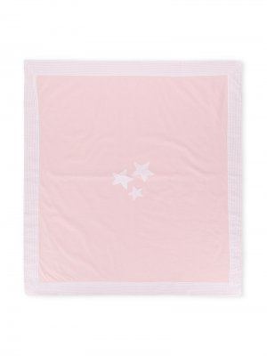 Одеяло с аппликацией Il Gufo. Цвет: розовый