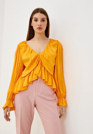 Блуза BGN. Цвет: оранжевый