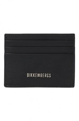 Кожаный футляр для кредитных карт Dirk Bikkembergs. Цвет: синий