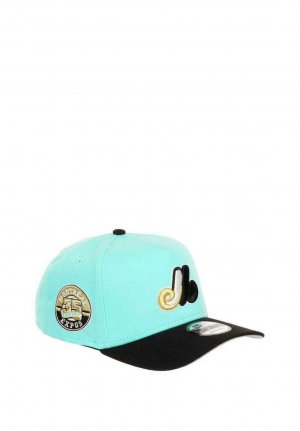 Бейсболка MONTREAL EXPOS MLB 35TH ANNIVERSARY SIDEPATCH COOPERSTOWN 9FORTY A-FRAME SNAPBACK New Era, цвет turquoise ERA