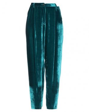 Повседневные брюки LUNA BI. Цвет: изумрудно-зеленый
