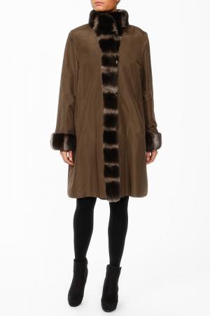Пальто R&L. Цвет: коричневый