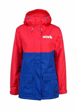 Куртка сноубордическая Nike NI464EWIJ010. Цвет: красный, синий