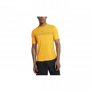Мужская футболка с коротким рукавом Colorblock Simple Sports, желтая 888207-845 Nike