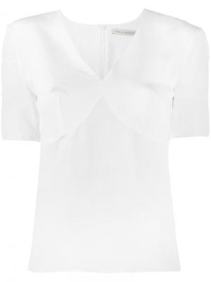 Блузка с короткими рукавами Emilia Wickstead. Цвет: белый