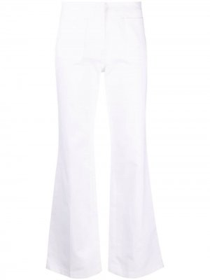 Широкие брюки с завышенной талией Giambattista Valli. Цвет: белый