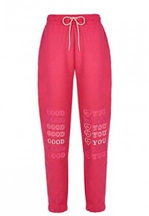 Спортивные брюки IRENEISGOOD. Цвет: розовый