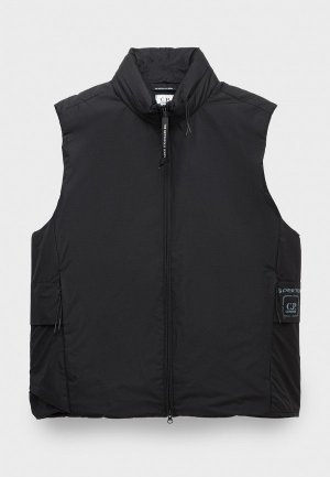 Жилет утепленный C.P. Company metropolis series pertex vest black. Цвет: черный