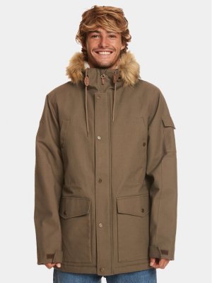 Зимняя куртка стандартного кроя , коричневый Quiksilver