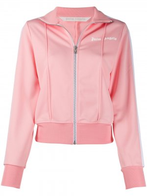 FITTED TRACK JACKET PINK WHITE Palm Angels. Цвет: розовый