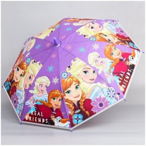 Зонт детский Real friends, Холодное сердце, 8 спиц d=87см Disney