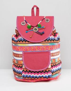 Рюкзак с ярким принтом Glamorous. Цвет: мульти
