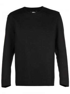 Пуловер с круглым вырезом DBF Yang Li. Цвет: чёрный
