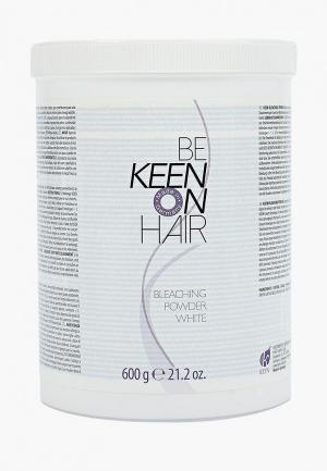 Порошок для волос Keen 600 г, БЕЛЫЙ В БАНКЕ. Цвет: белый