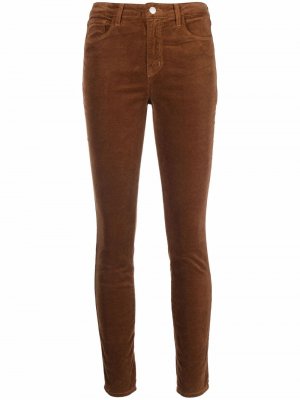 LAgence джинсы скинни средней посадки L'Agence. Цвет: коричневый