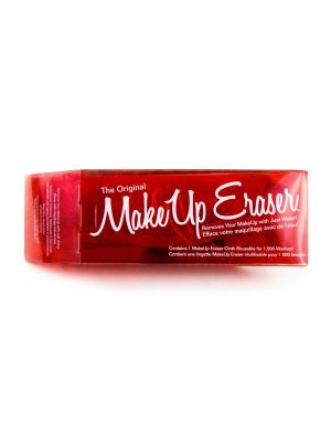 Makeup Eraser салфетка для снятия макияжа красная. Цвет: красный