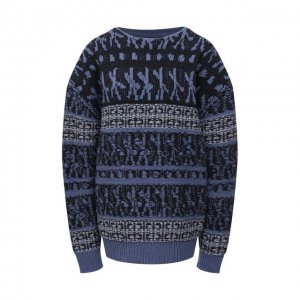 Шерстяной свитер Givenchy. Цвет: голубой