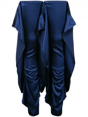 Высокие гетры с драпировкой Paula Knorr. Цвет: синий