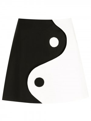 Мини-юбка Yin Yang Framed. Цвет: черный