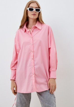 Рубашка Moona Store. Цвет: розовый